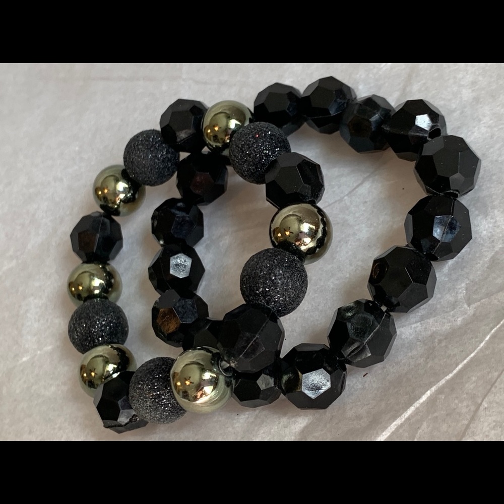Bracelet blck and gold
